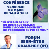 Patrick Donnadille Forum Graulhet 2019 Elixirs du Bush australien